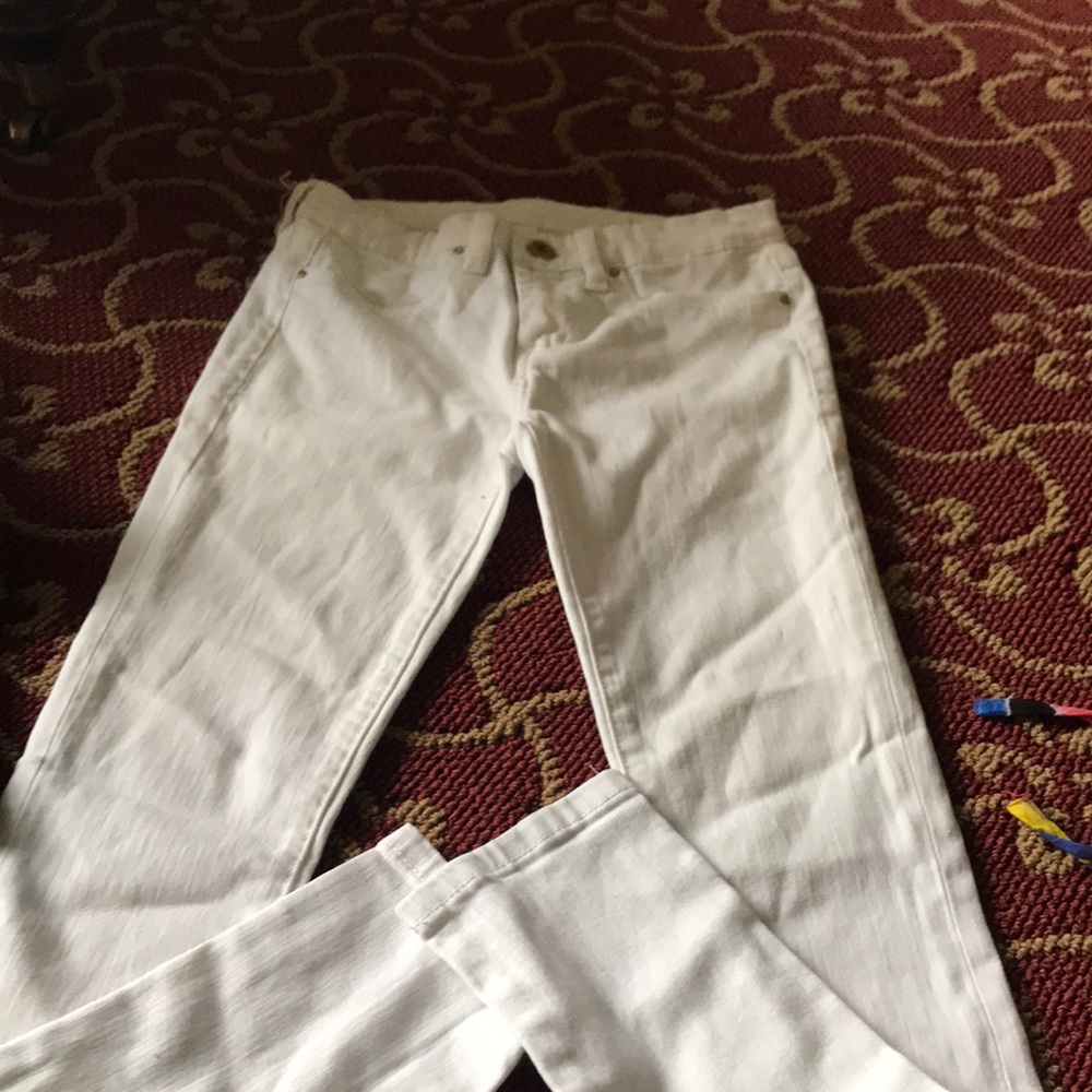 White jeans.
